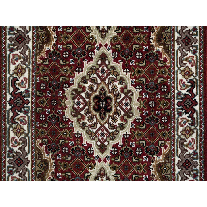 2'0" x 3'1" New Hand Knotted Red Cotton Rectangle Oriental Rug - MOA10265081