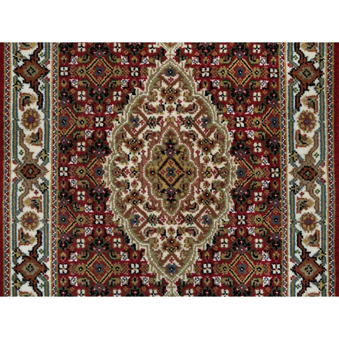 2'0" x 4'2" New Hand Knotted Red Cotton Rectangle Oriental Rug - MOA10265083