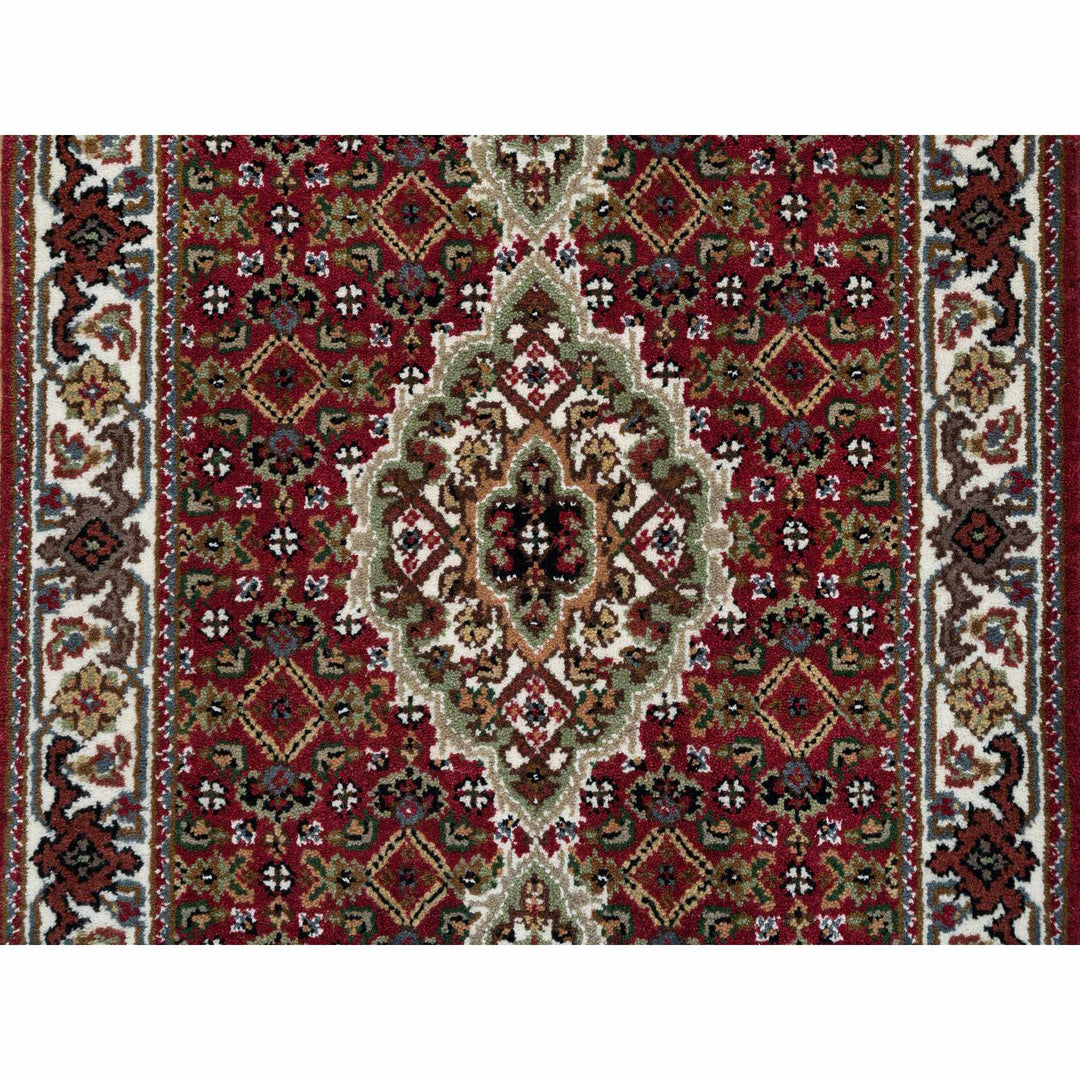 2'0" x 8'2" New Hand Knotted Red Cotton Runner Oriental Rug - MOA10265096