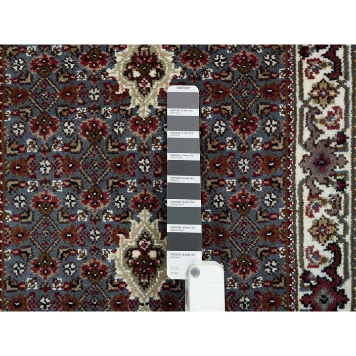 2'0" x 8'5" New Hand Knotted Grey Cotton Runner Oriental Rug - MOA10265105