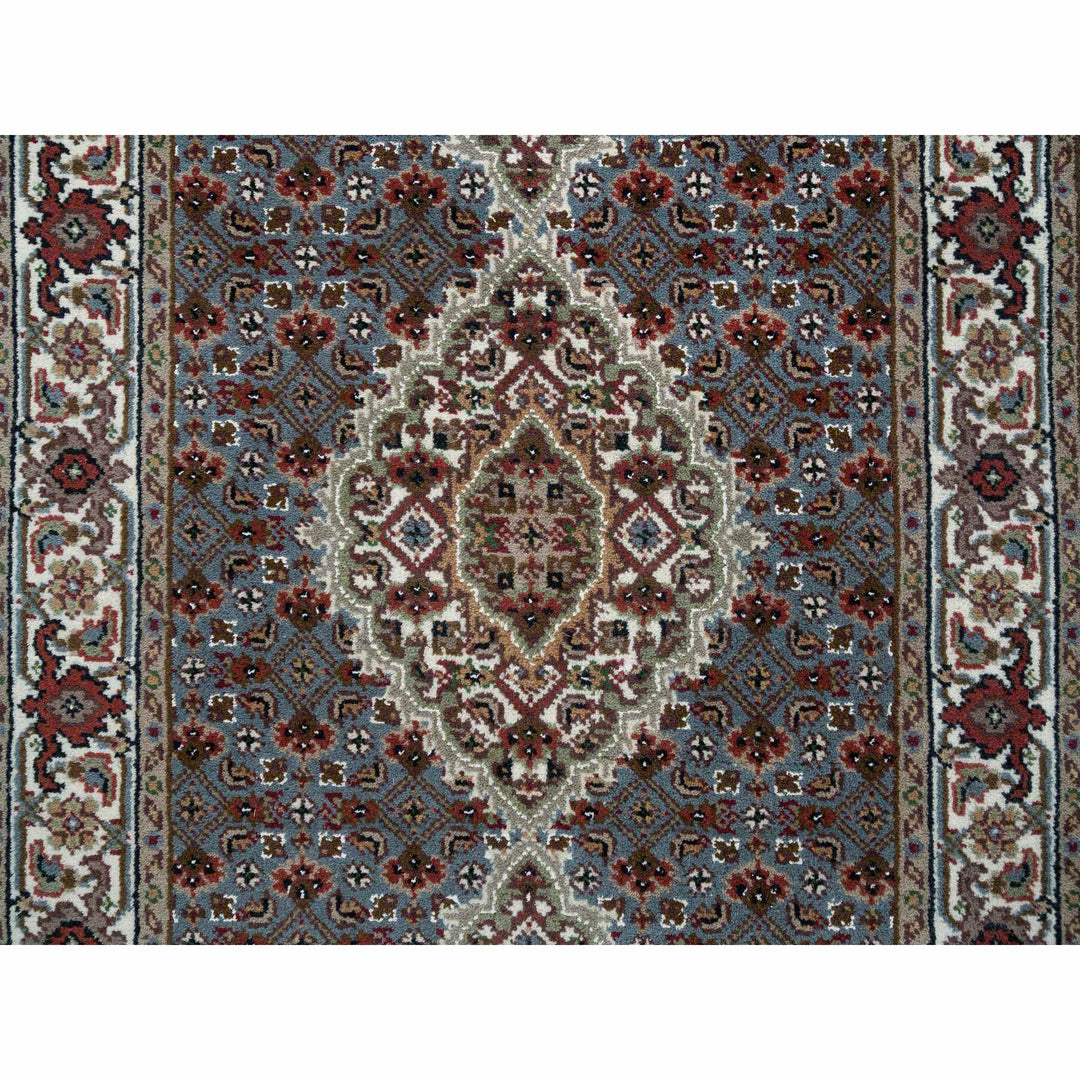 2'6" x 22'0" New Hand Knotted Grey Cotton Runner Oriental Rug - MOA10265112