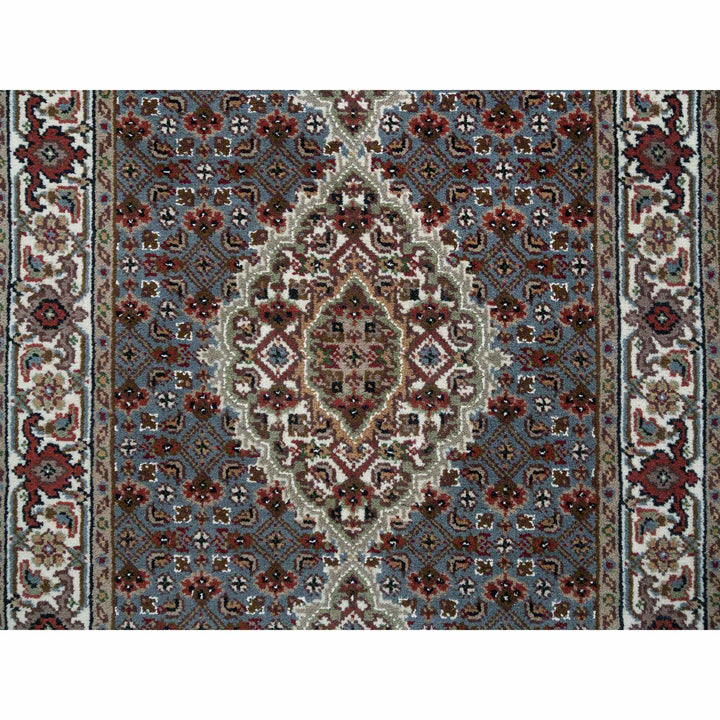 2'6" x 22'0" New Hand Knotted Grey Cotton Runner Oriental Rug - MOA10265112