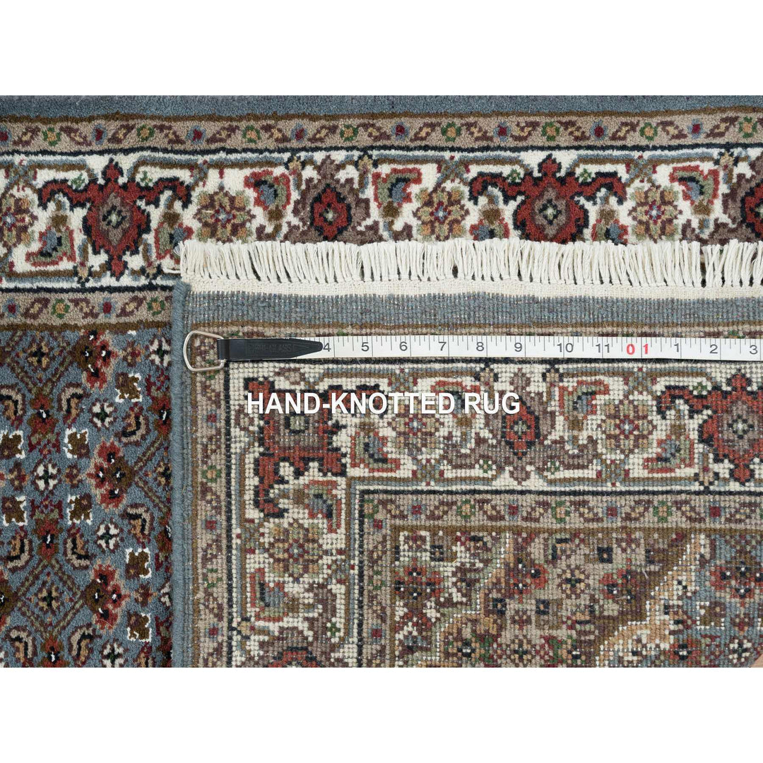 2'6" x 22'0" New Hand Knotted Grey Cotton Runner Oriental Rug - MOA10265112