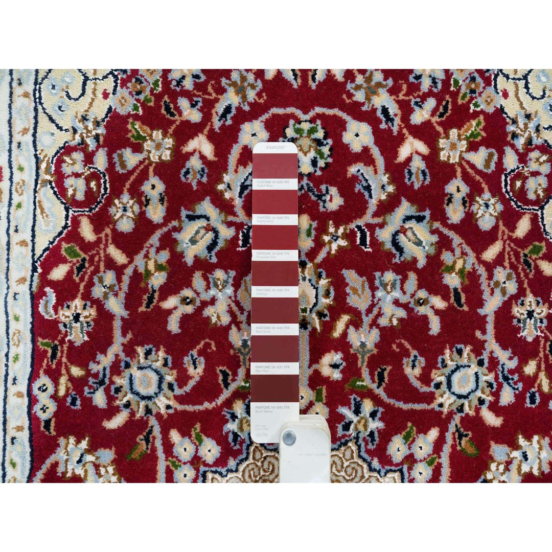 2'7" x 8'2" New Hand Knotted Red Cotton Runner Oriental Rug - MOA10265370