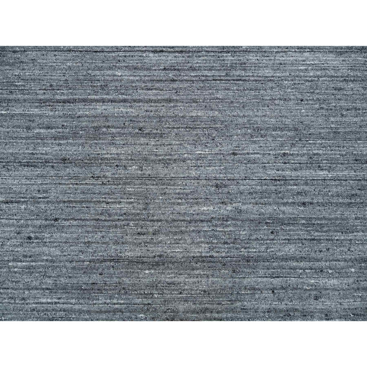 8'1" x 8'0" New Hand Loomed Grey Wool Square Oriental Rug - MOA10265416