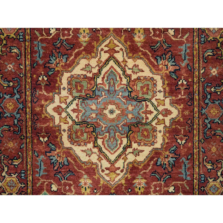 2'7" x 18'0" New Hand Knotted Red Wool Runner Oriental Rug - MOA10265470