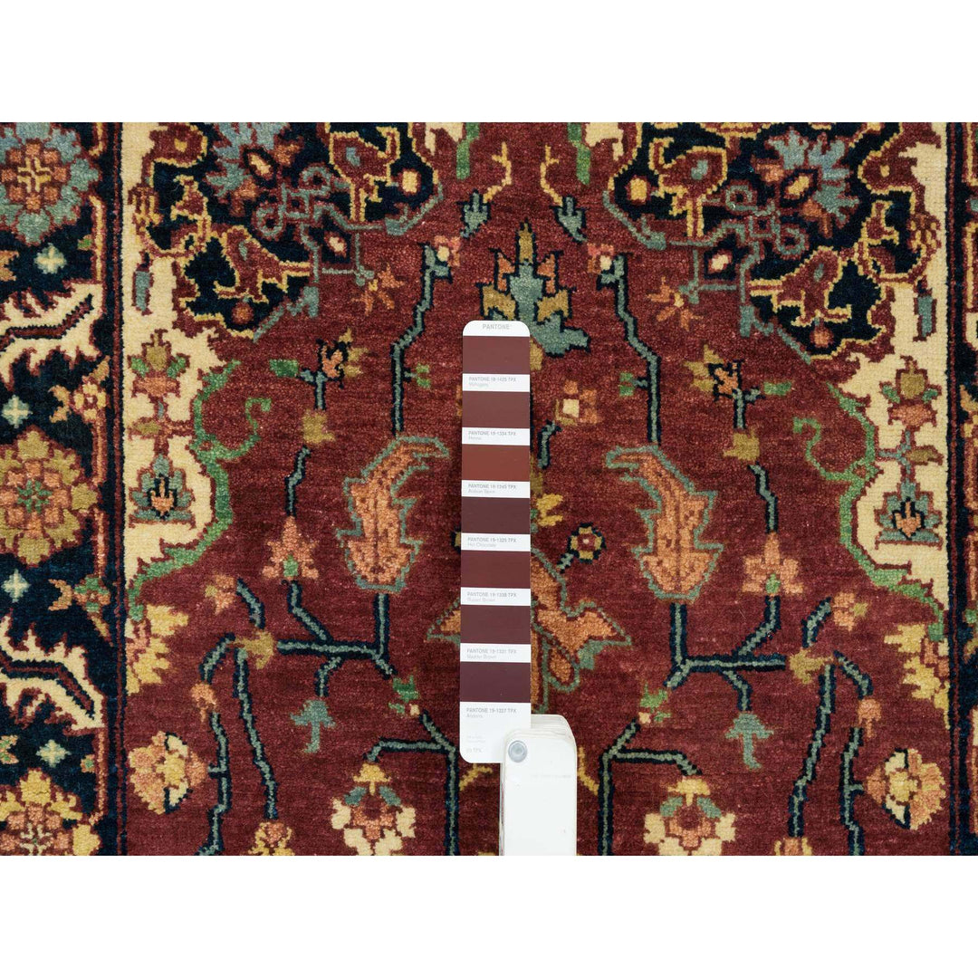 2'8" x 12'0" New Hand Knotted Red Wool Runner Oriental Rug - MOA10265471
