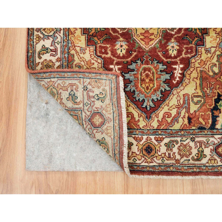 2'6" x 23'10" New Hand Knotted Red Wool Runner Oriental Rug - MOA10265495