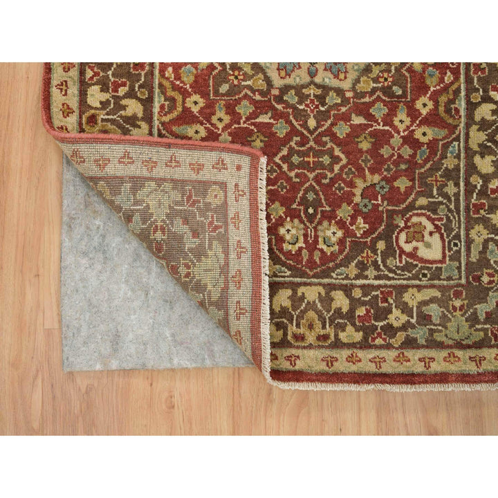 2'7" x 20'1" New Hand Knotted Red Cotton Runner Oriental Rug - MOA10265729