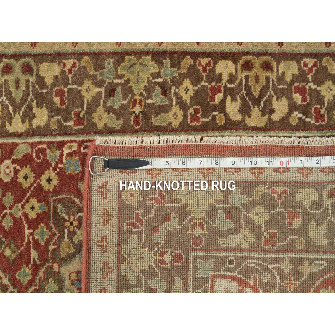 2'7" x 20'1" New Hand Knotted Red Cotton Runner Oriental Rug - MOA10265729