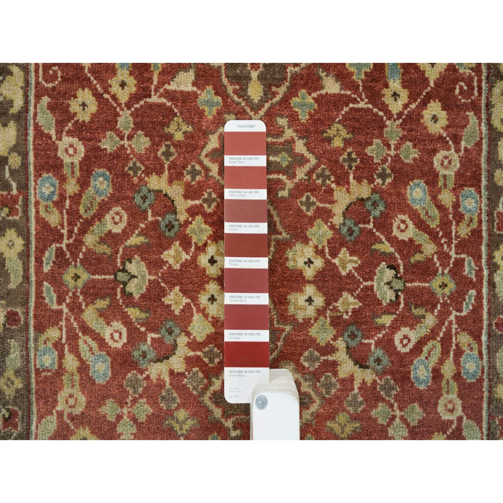 2'6" x 8'3" New Hand Knotted Red Cotton Runner Oriental Rug - MOA10265733