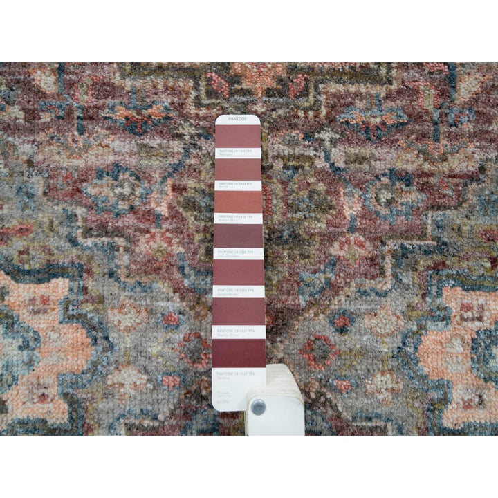 2'7" x 7'10" New Hand Knotted Red Wool Runner Oriental Rug - MOA10265850