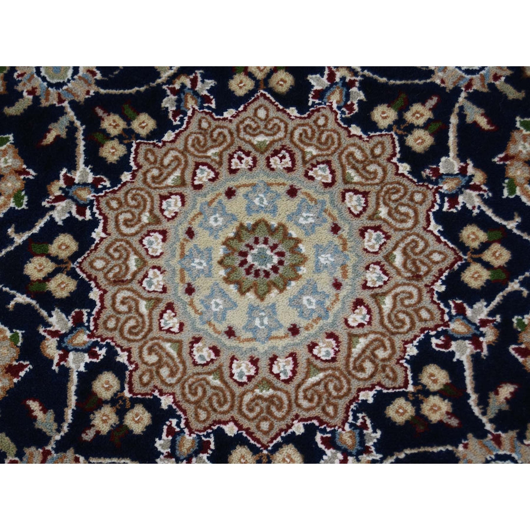 3'0" x 18'0" New Hand Knotted Blue Cotton Runner Oriental Rug - MOA10266228