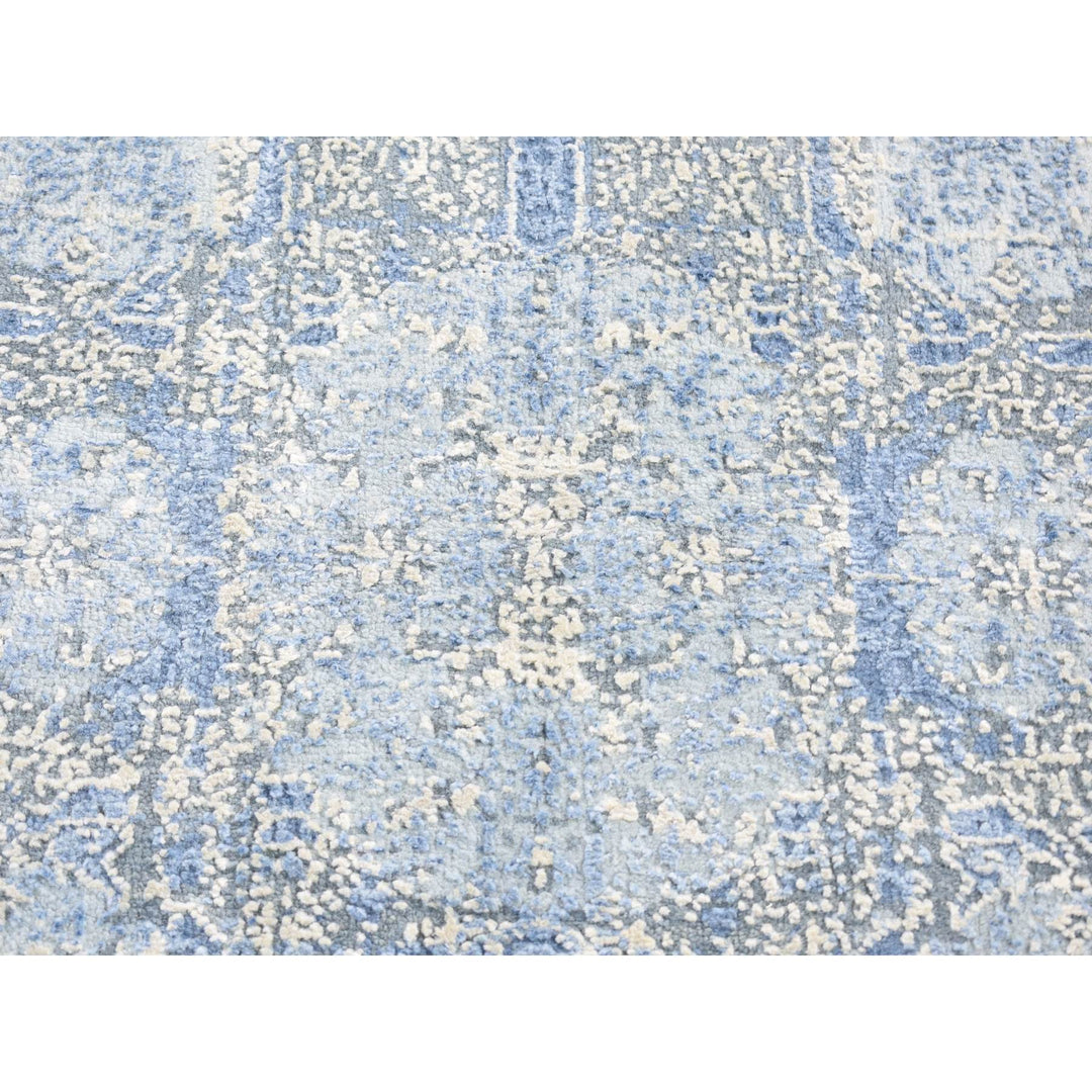 2'0" x 3'0" New Hand Knotted Blue Cotton Rectangle Oriental Rug - MOA10266965