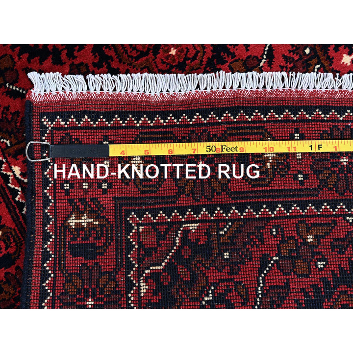 2'3" x 5'2" New Hand Knotted Red Wool Runner Oriental Rug - MOA102678