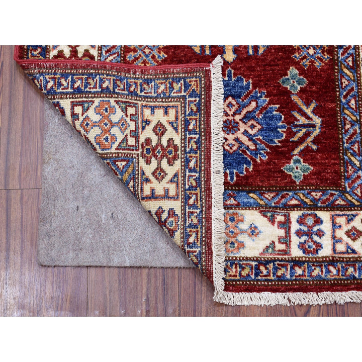 2'6" x 8'10" New Hand Knotted Red Wool Runner Oriental Rug - MOA10268034