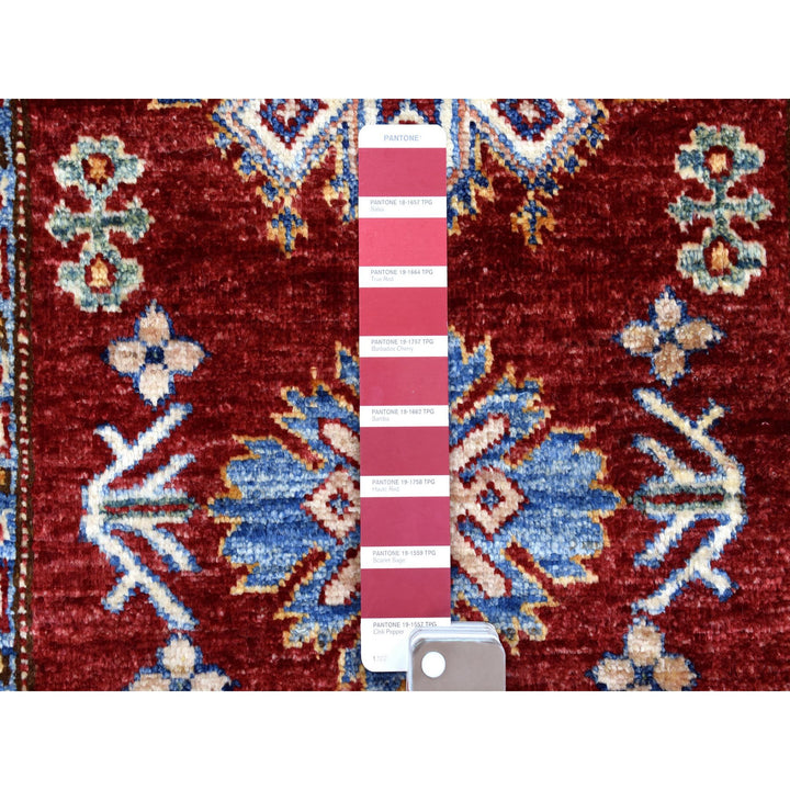 2'6" x 8'10" New Hand Knotted Red Wool Runner Oriental Rug - MOA10268034