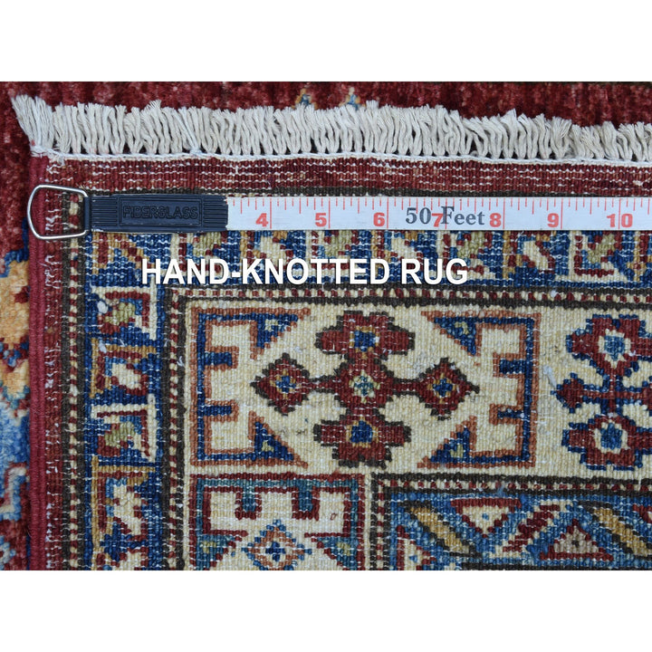 2'6" x 8'10" New Hand Knotted Red Wool Runner Oriental Rug - MOA10268034