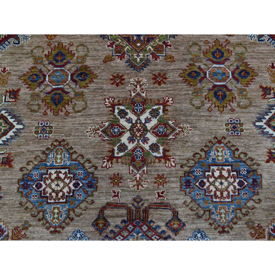 9'0" x 11'9" New Hand Knotted Beige Wool Rectangle Oriental Rug - MOA10268154