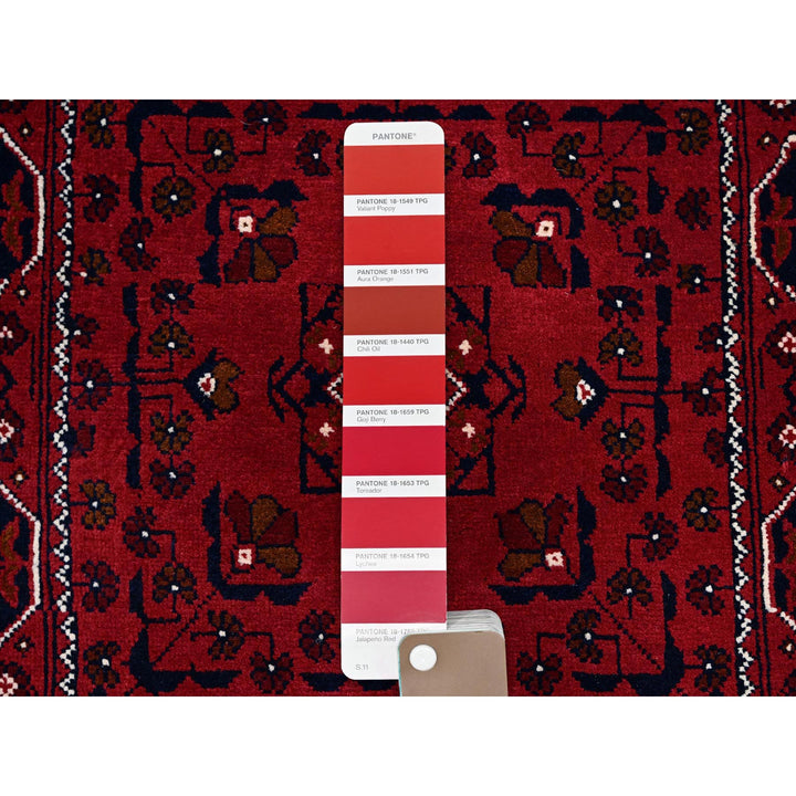 2'3" x 4'10" New Hand Knotted Red Wool Runner Oriental Rug - MOA102682