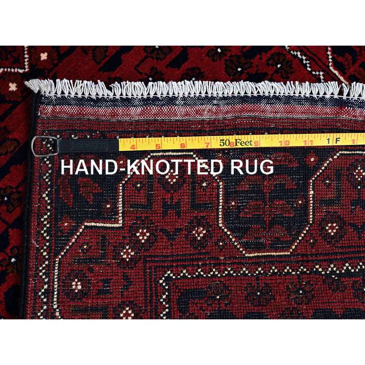 2'3" x 4'10" New Hand Knotted Red Wool Runner Oriental Rug - MOA102682
