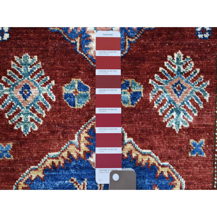 2'10" x 23'0" New Hand Knotted Red Wool Runner Oriental Rug - MOA10268642