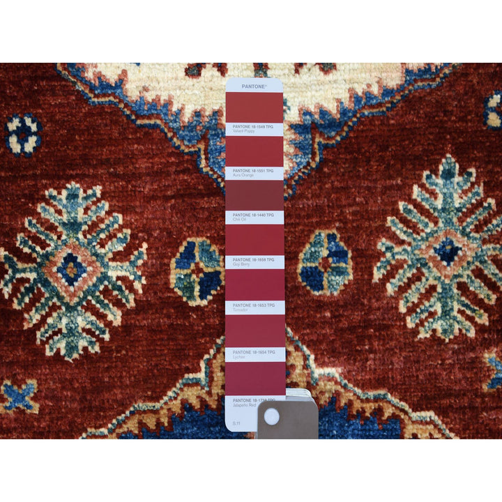 2'10" x 23'0" New Hand Knotted Red Wool Runner Oriental Rug - MOA10268644