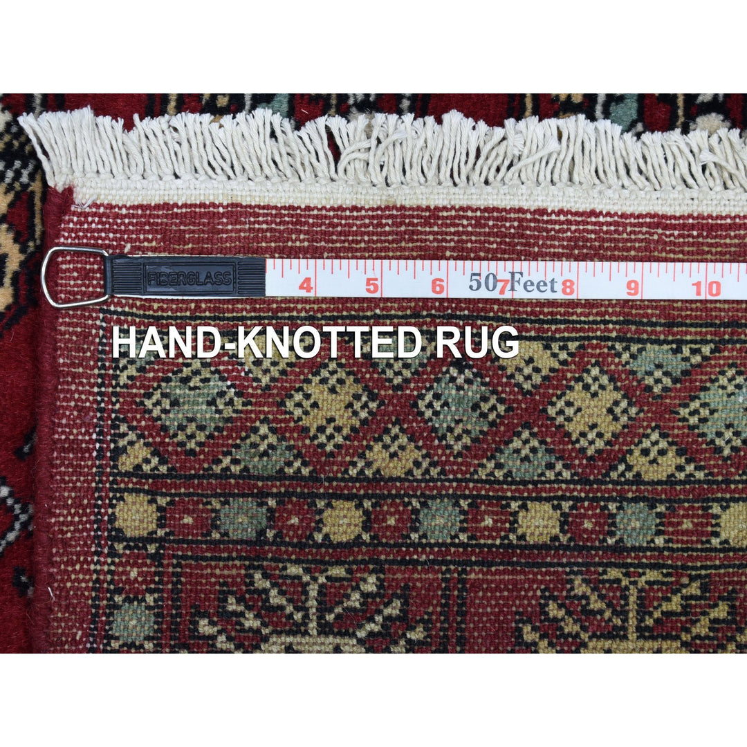 3'0" x 4'10" New Hand Knotted Red Wool Rectangle Oriental Rug - MOA10268785