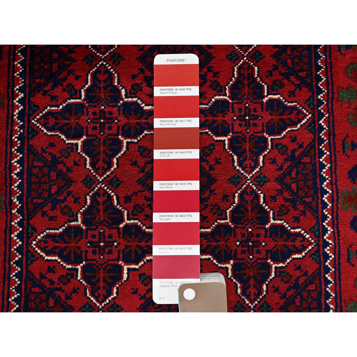 2'3" x 4'8" New Hand Knotted Red Wool Runner Oriental Rug - MOA102687