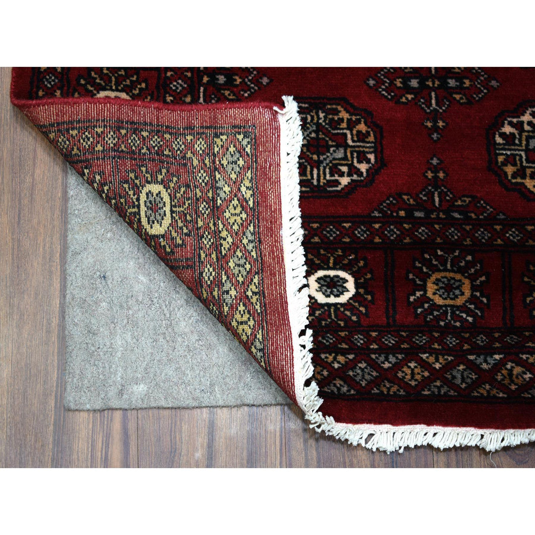 3'0" x 4'10" New Hand Knotted Red Wool Rectangle Oriental Rug - MOA10269224