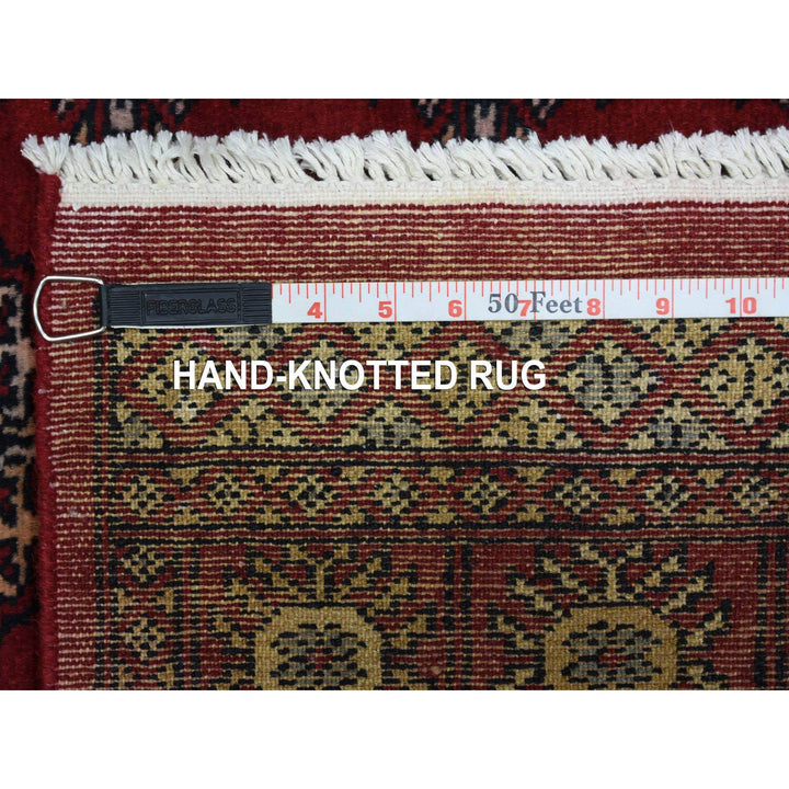 3'0" x 4'10" New Hand Knotted Red Wool Rectangle Oriental Rug - MOA10269224