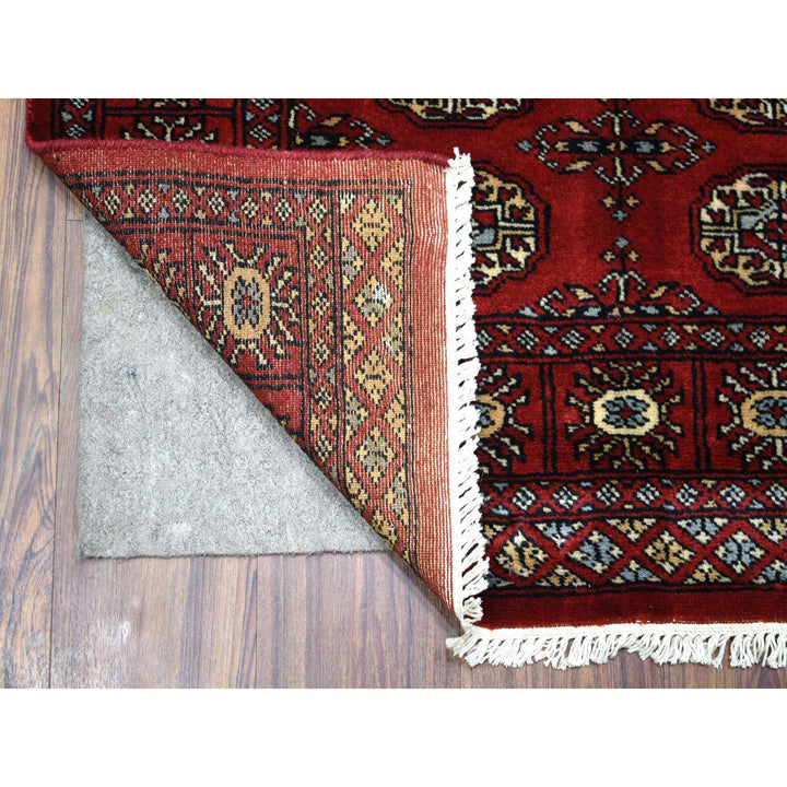 3'0" x 4'9" New Hand Knotted Red Wool Rectangle Oriental Rug - MOA10269225