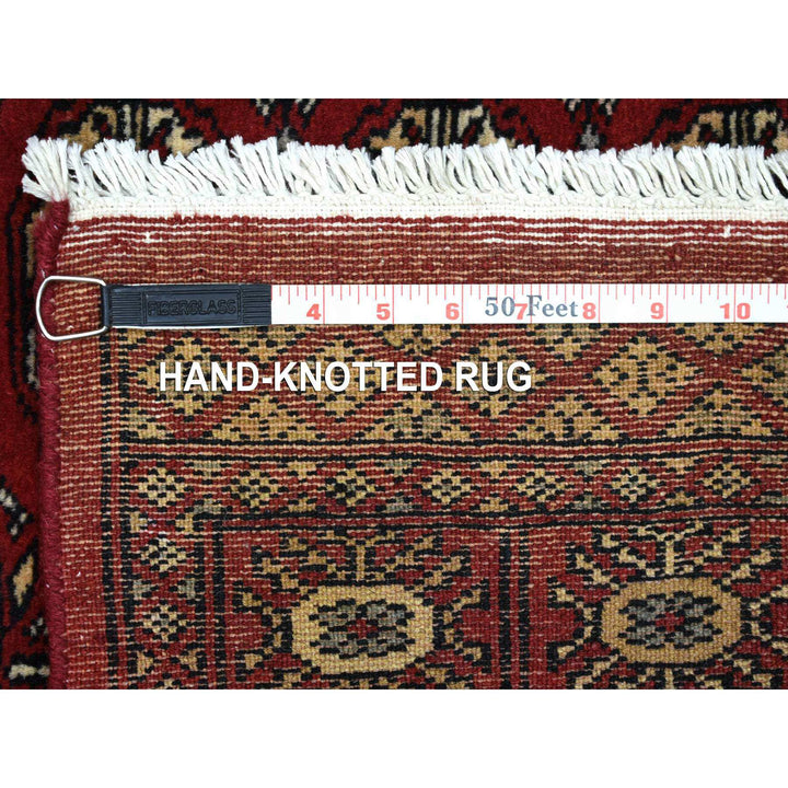 3'0" x 4'9" New Hand Knotted Red Wool Rectangle Oriental Rug - MOA10269225