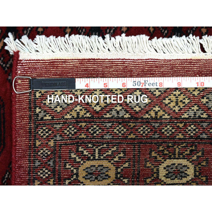 3'0" x 4'10" New Hand Knotted Red Wool Rectangle Oriental Rug - MOA10269227