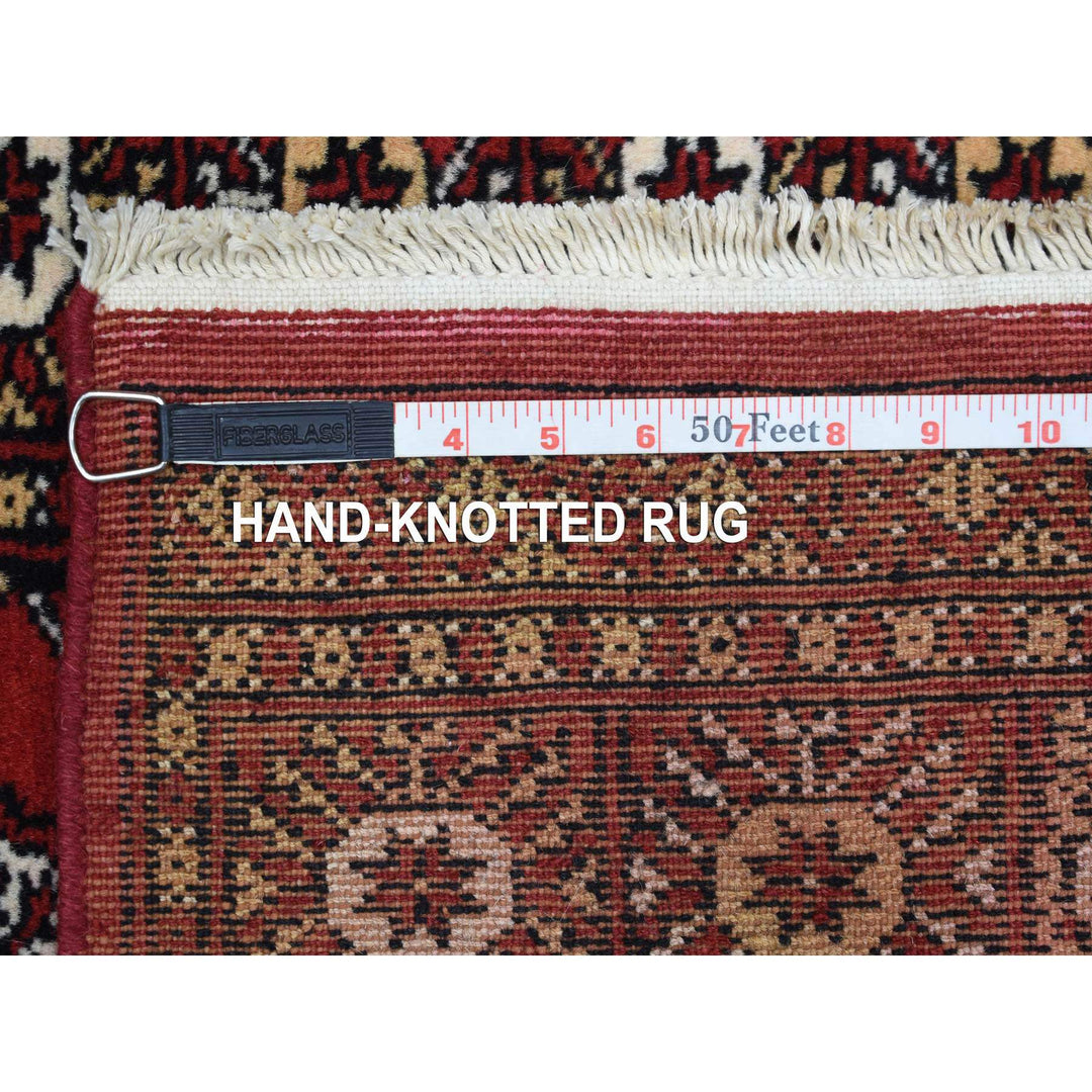 2'0" x 2'8" New Hand Knotted Red Cotton Rectangle Oriental Rug - MOA10269230