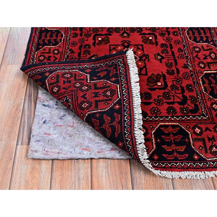 2'3" x 7'0" New Hand Knotted Red Wool Runner Oriental Rug - MOA102692