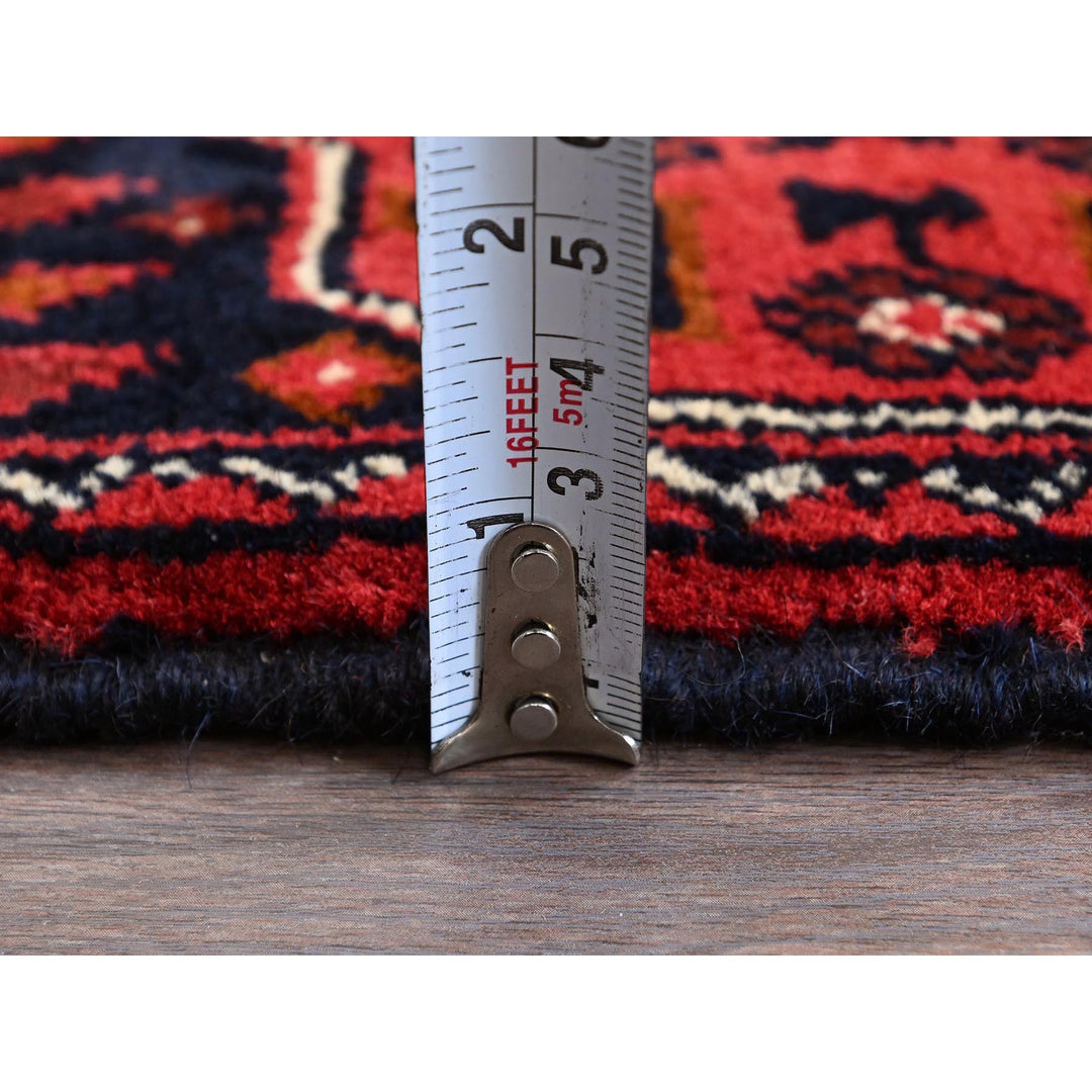 2'3" x 7'0" New Hand Knotted Red Wool Runner Oriental Rug - MOA102692