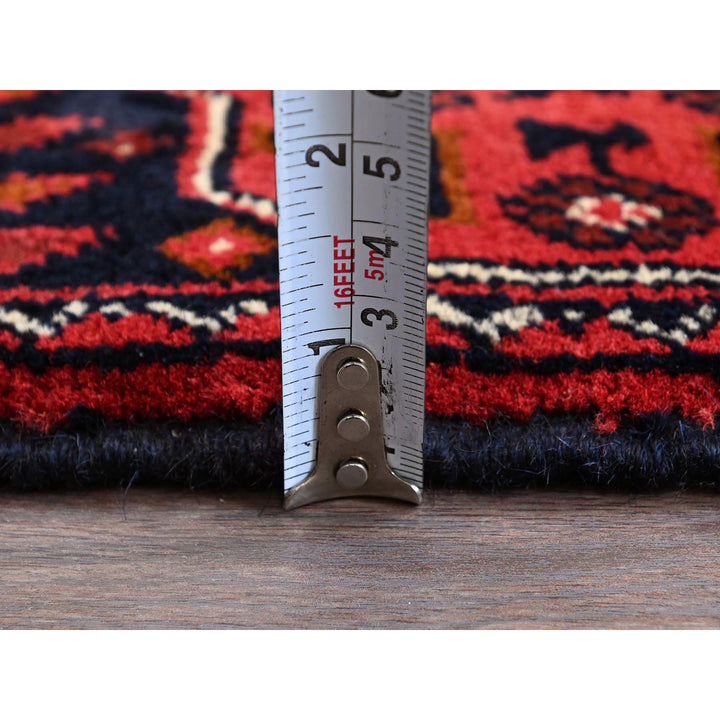 2'3" x 7'0" New Hand Knotted Red Wool Runner Oriental Rug - MOA102692