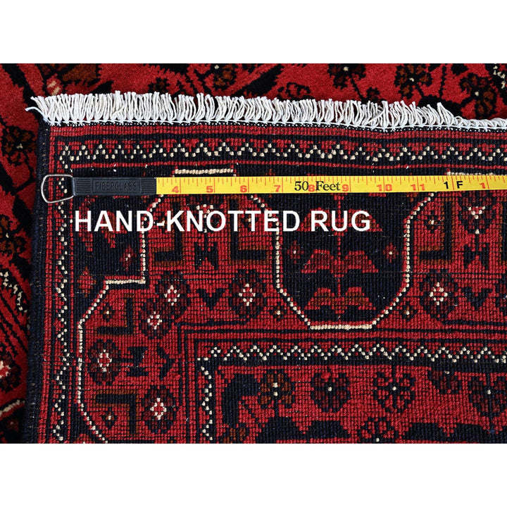 2'3" x 7'0" New Hand Knotted Red Wool Runner Oriental Rug - MOA102692