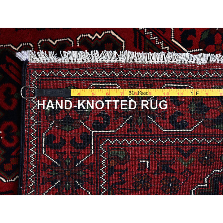 2'4" x 5'8" New Hand Knotted Red Wool Runner Oriental Rug - MOA102698
