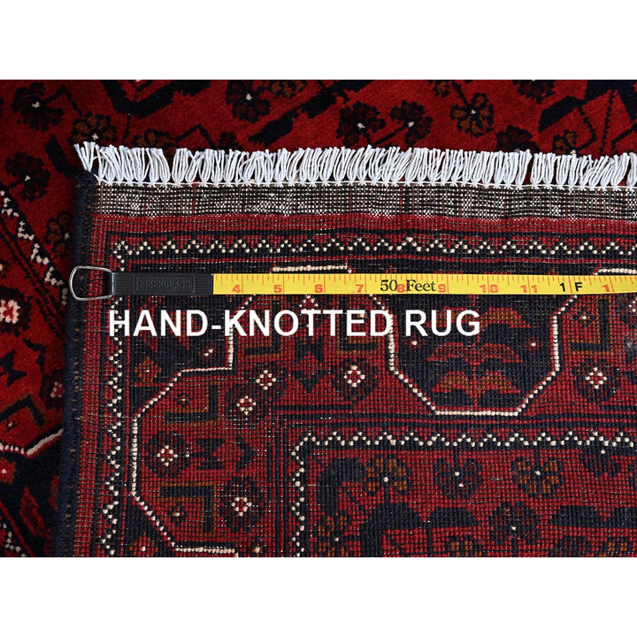 2'3" x 6'2" New Hand Knotted Red Wool Runner Oriental Rug - MOA102699