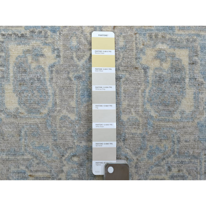 4'0" x 5'3" New Hand Knotted Beige Wool Rectangle Oriental Rug - MOA10270383