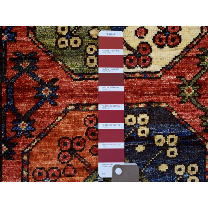 2'0" x 3'0" New Hand Knotted Red Cotton Rectangle Oriental Rug - MOA10270767