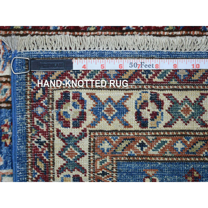 2'0" x 3'0" New Hand Knotted Blue Cotton Rectangle Oriental Rug - MOA10271573