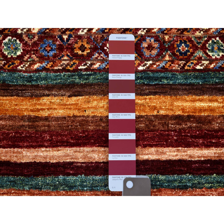 2'2" x 3'1" New Hand Knotted Multicolored Wool Rectangle Oriental Rug - MOA10271660