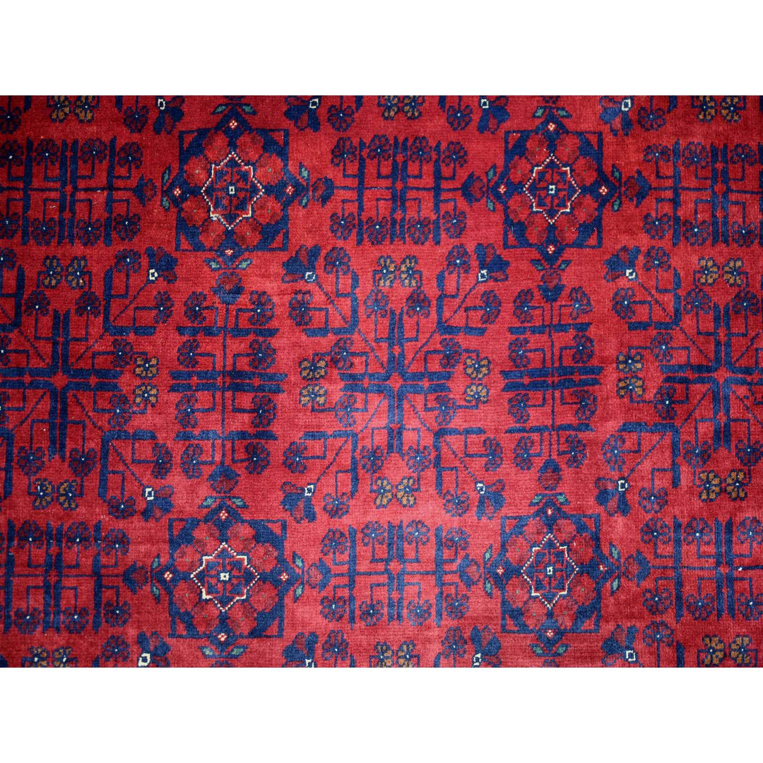 10'0" x 12'10" New Hand Knotted Red Wool Rectangle Oriental Rug - MOA10271915