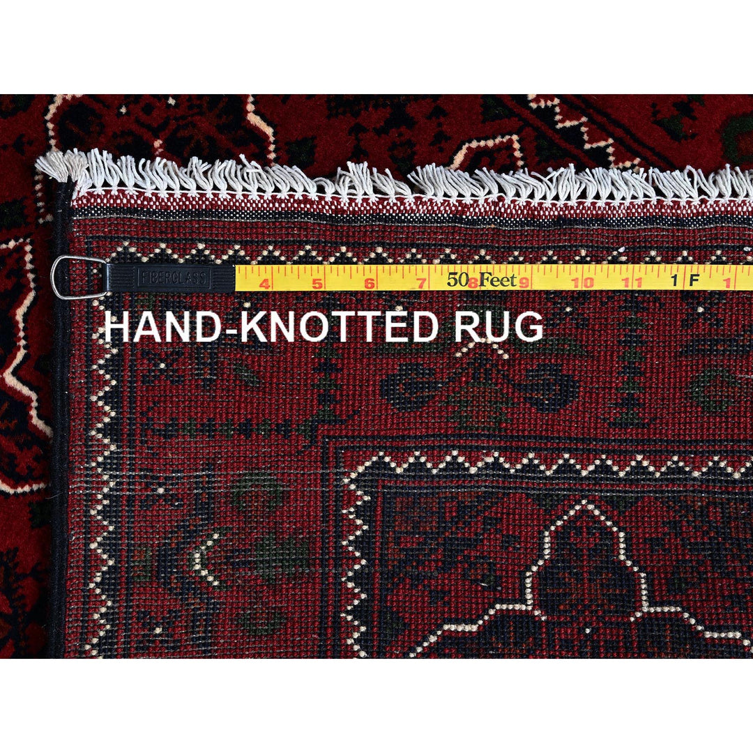 2'3" x 4'6" New Hand Knotted Red Wool Runner Oriental Rug - MOA102719