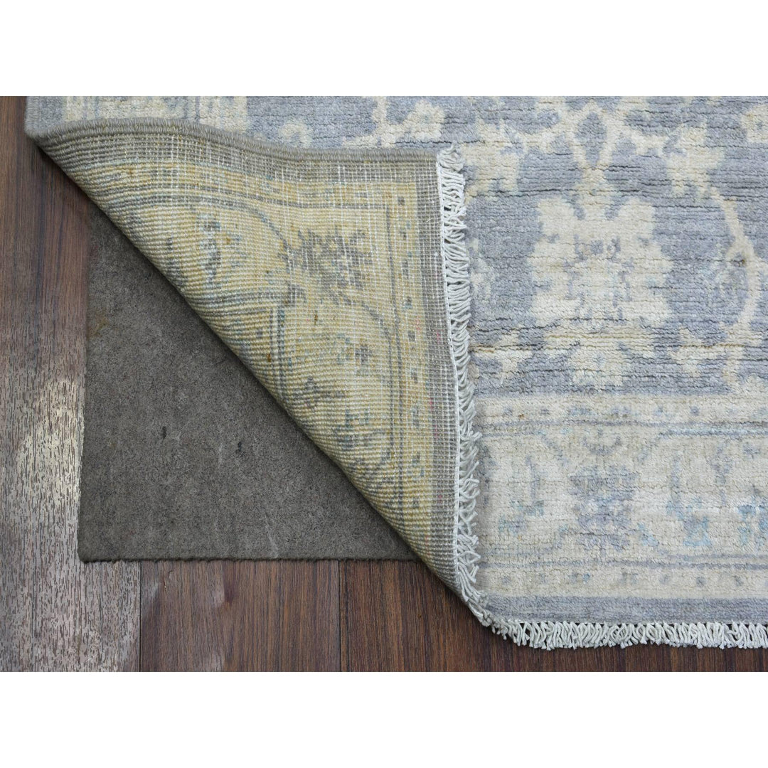 3'0" x 4'10" New Hand Knotted Grey Wool Rectangle Oriental Rug - MOA10272083