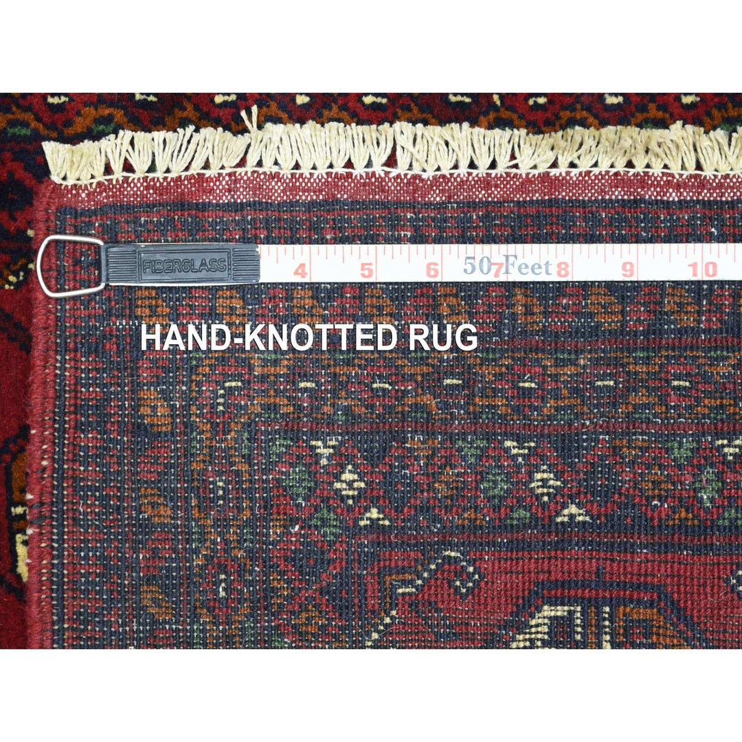 2'0" x 3'0" New Hand Knotted Red Wool Rectangle Oriental Rug - MOA10272220