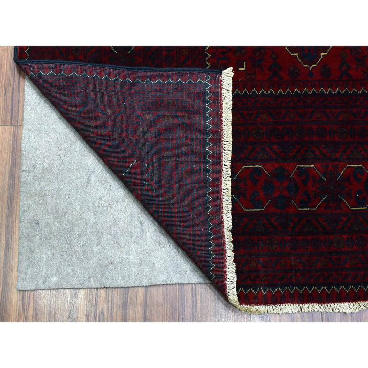 10'0" x 13'0" New Hand Knotted Red Wool Rectangle Oriental Rug - MOA10272665